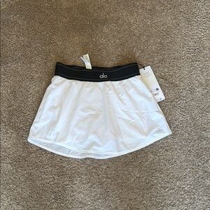 Alo White Tennis Skirt